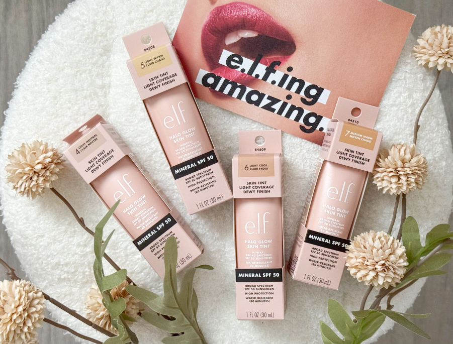 SAY HI TO THE NEW HALO GLOW SKIN TINT SPF50! | E.L.F.